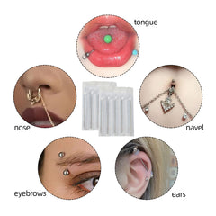Aguja ATOMUS 16G de acero inoxidable para uso desechable y seguro.