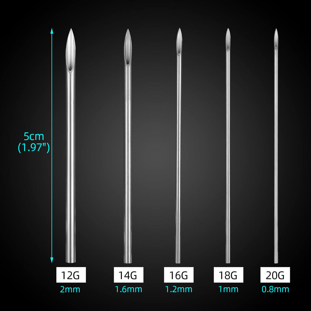 Detalle de la punta ATOMUS 16G para perforaciones precisas.