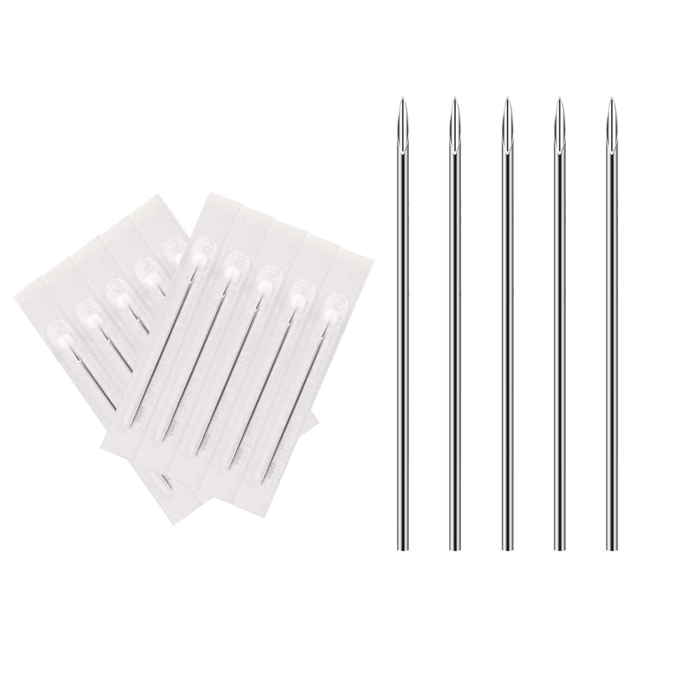 Aguja ATOMUS 16G esterilizada en empaque individual para perforaciones seguras.