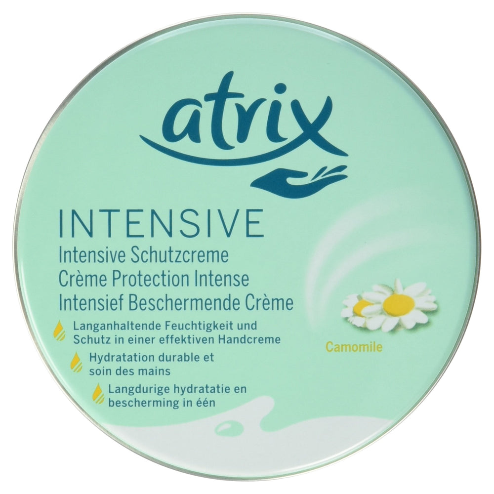 Atrix crema de manos con manzanilla, envase de 150 ml para uso diario.