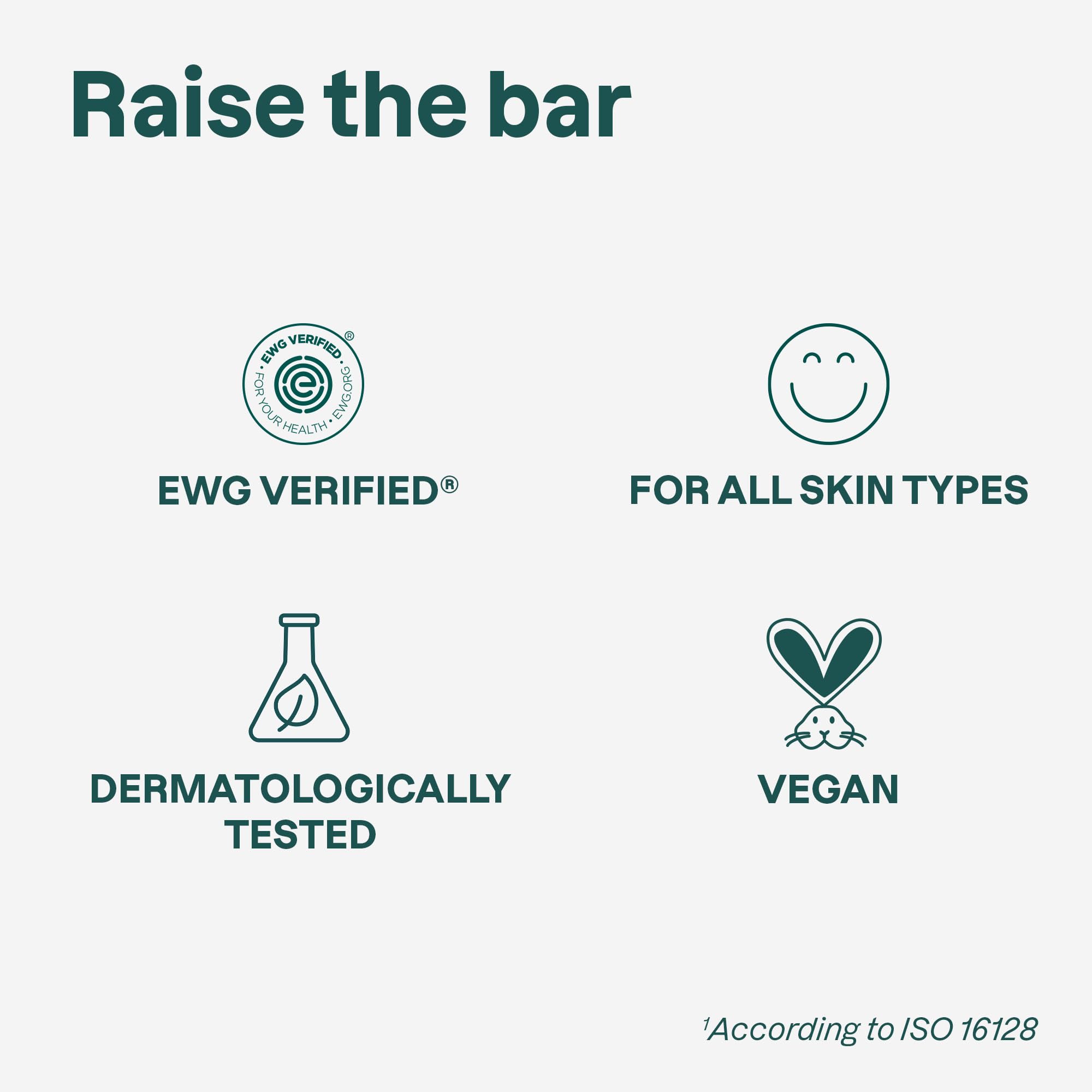 Producto dermatológicamente probado y vegano de ATTITUDE para piel sensible.