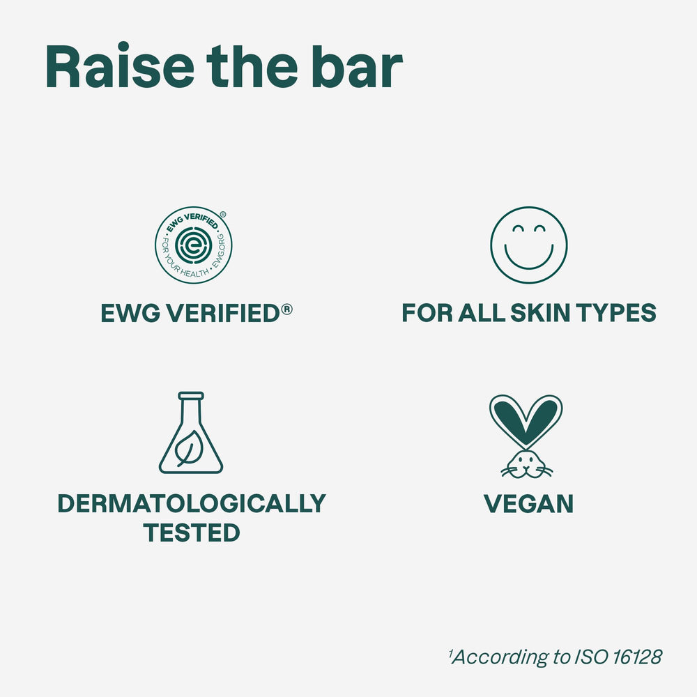 Producto dermatológicamente probado y vegano de ATTITUDE para piel sensible.
