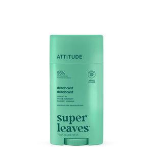 ATTITUDE desodorante sin aluminio con aplicador de giro y deslizamiento para uso diario.