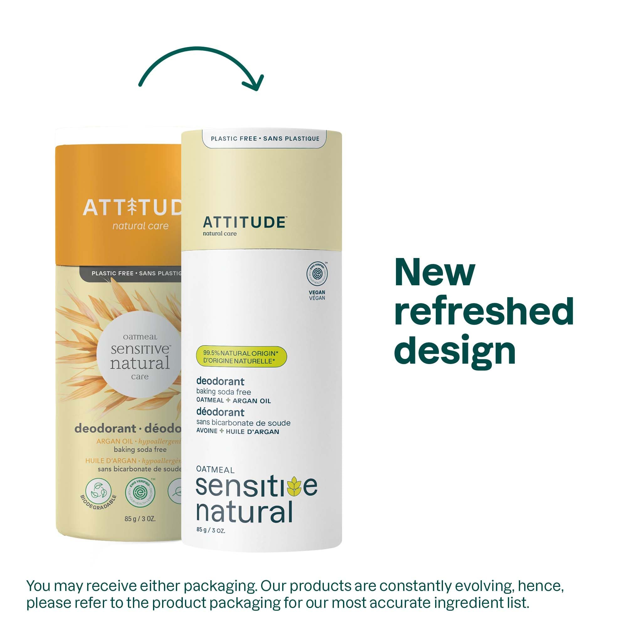 ATTITUDE desodorante, textura cremosa para una aplicación suave diaria