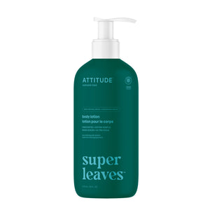 Loción corporal ATTITUDE, botella de 16oz, hidrata piel seca.