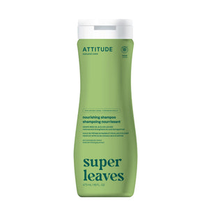 ATTITUDE Champú Nutritivo para Cabello Seco, botella-vertido, lavado suave y agradable