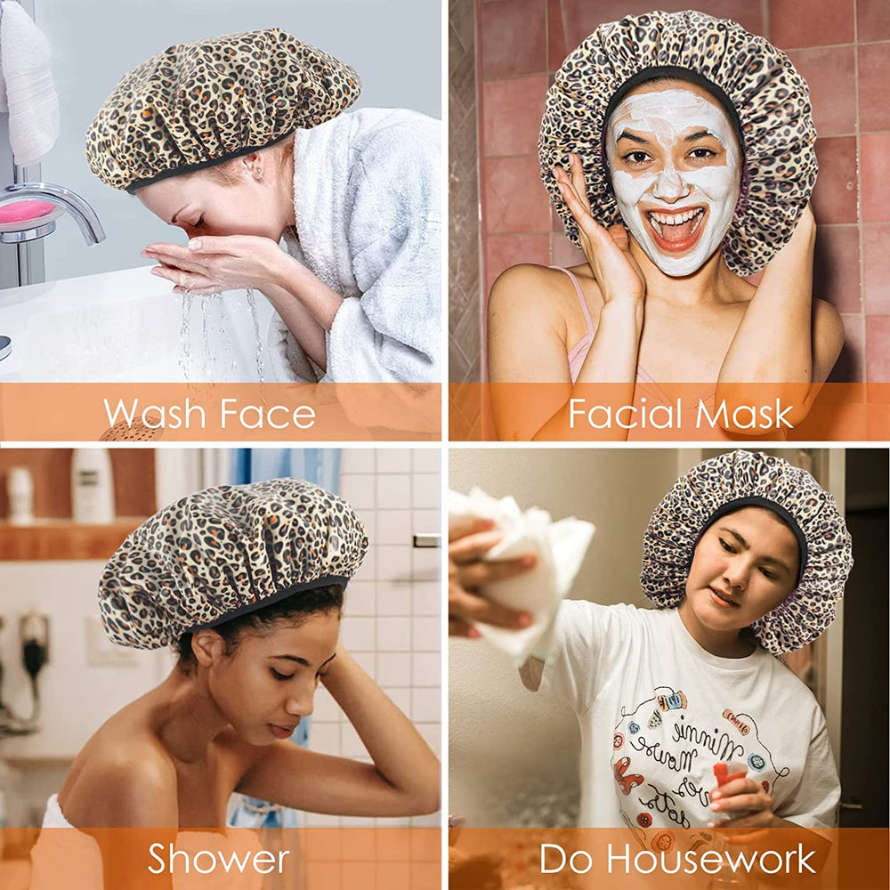 Gorro Auban estampado Leopardo, diseño moderno para uso diario.