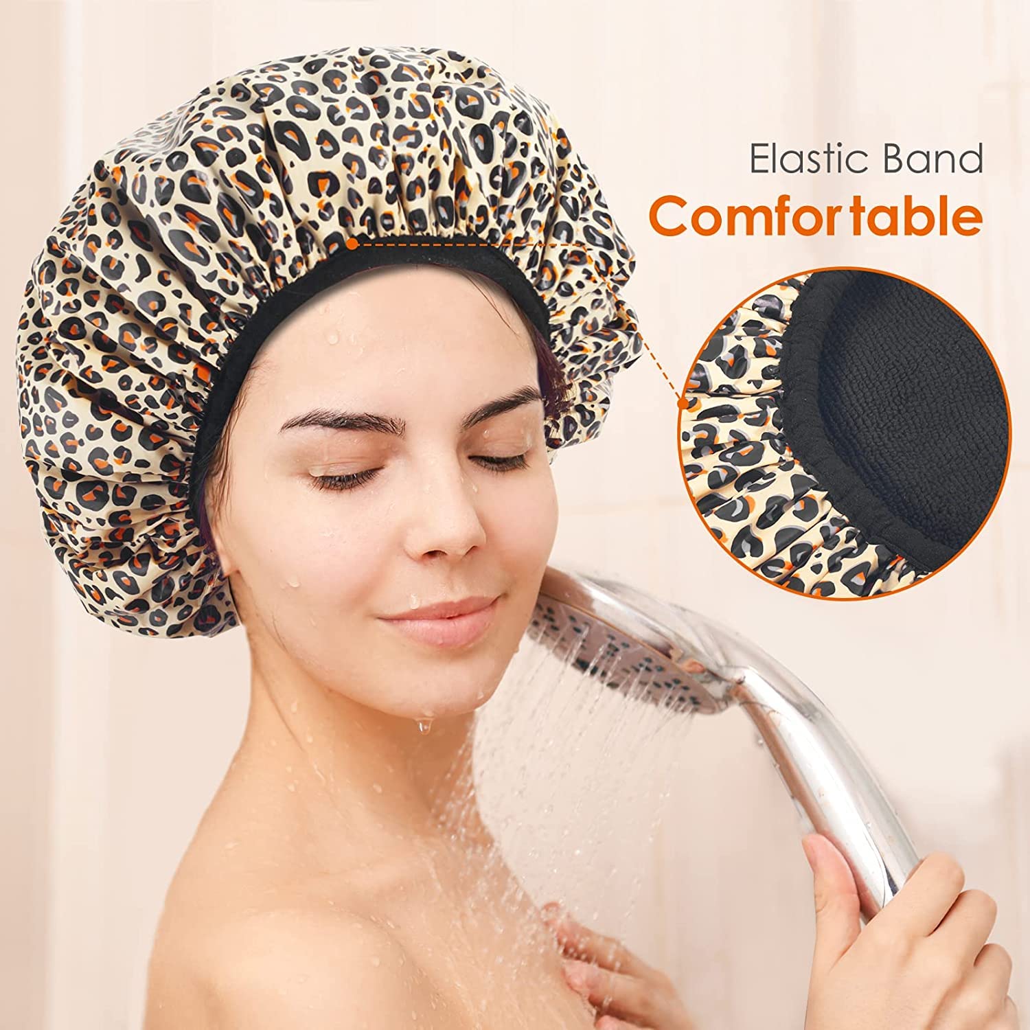Gorro Auban lavable a máquina para cuidado fácil.