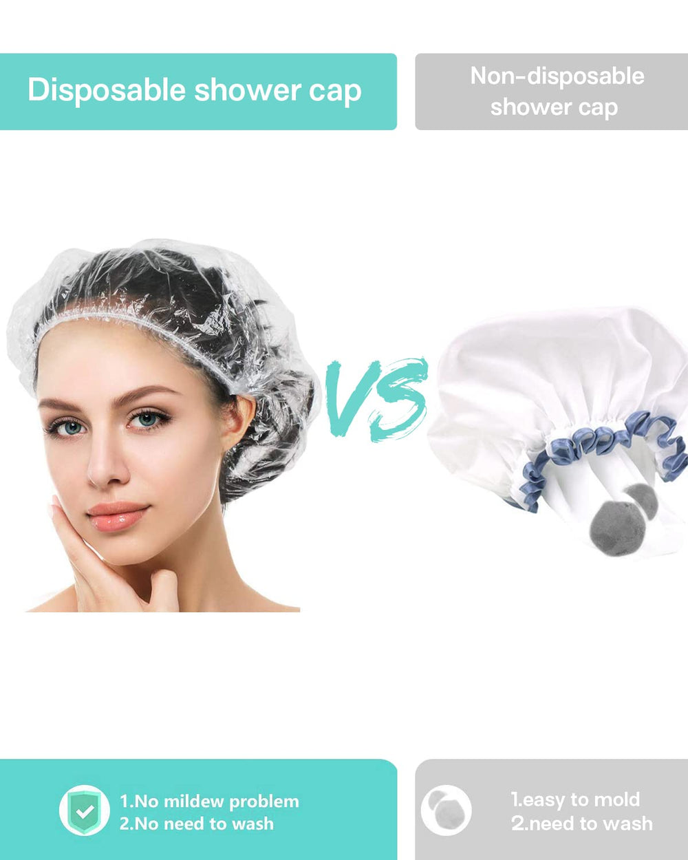 Gorro Auban para hoteles, spa, hogar y tratamientos capilares