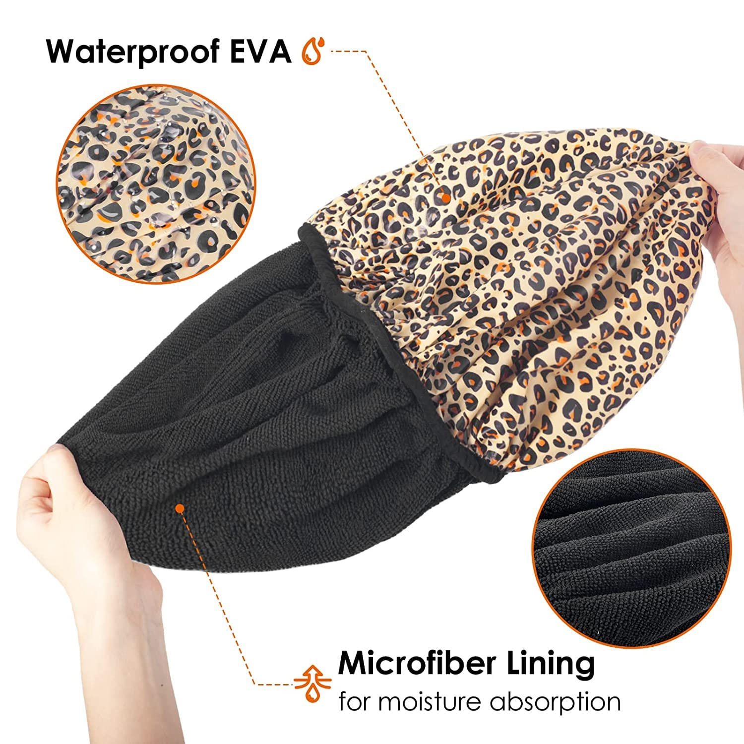 Gorro Auban talla XL ideal para cabellos densos y trenzas.