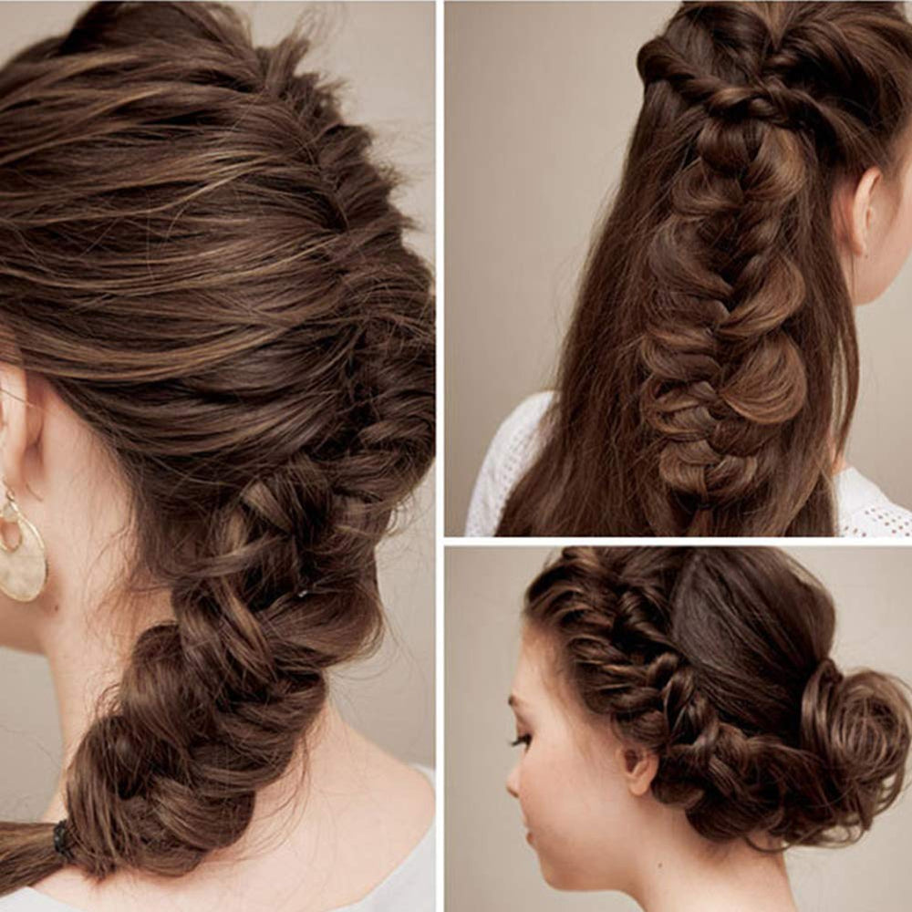Augoog producto compatible con pelo liso, rizado, grueso o fino