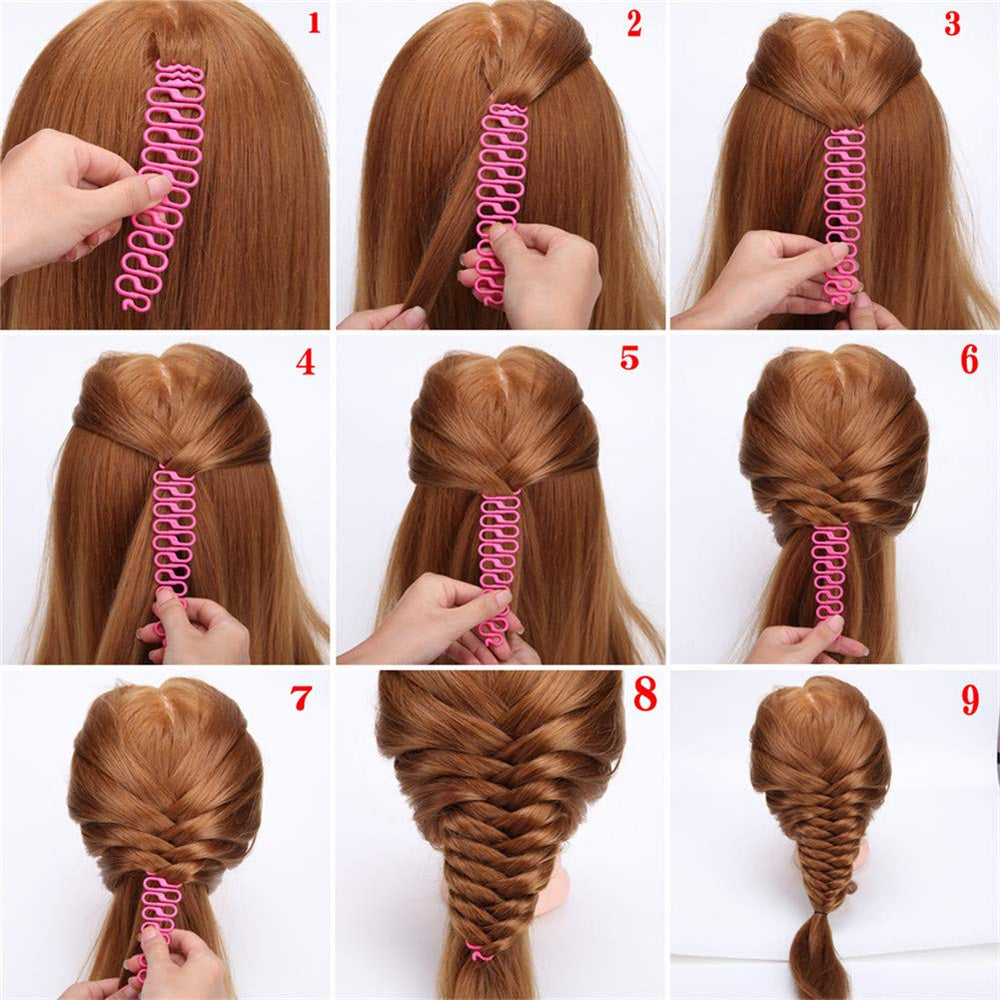 Augoog kit práctico para trenzas y colas en todo tipo de cabello
