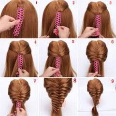 Augoog kit práctico para trenzas y colas en todo tipo de cabello