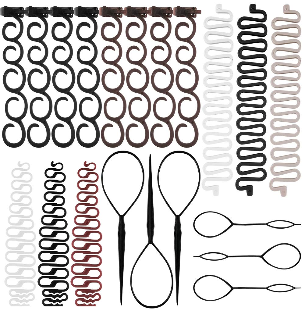 Augoog set de herramientas para pelo de 20 piezas, ideal para peinados rápidos