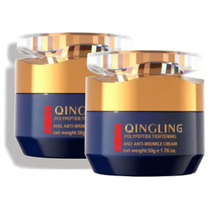 Aultink Qingling crema arrugas con textura seda, hidratación profunda para la piel.