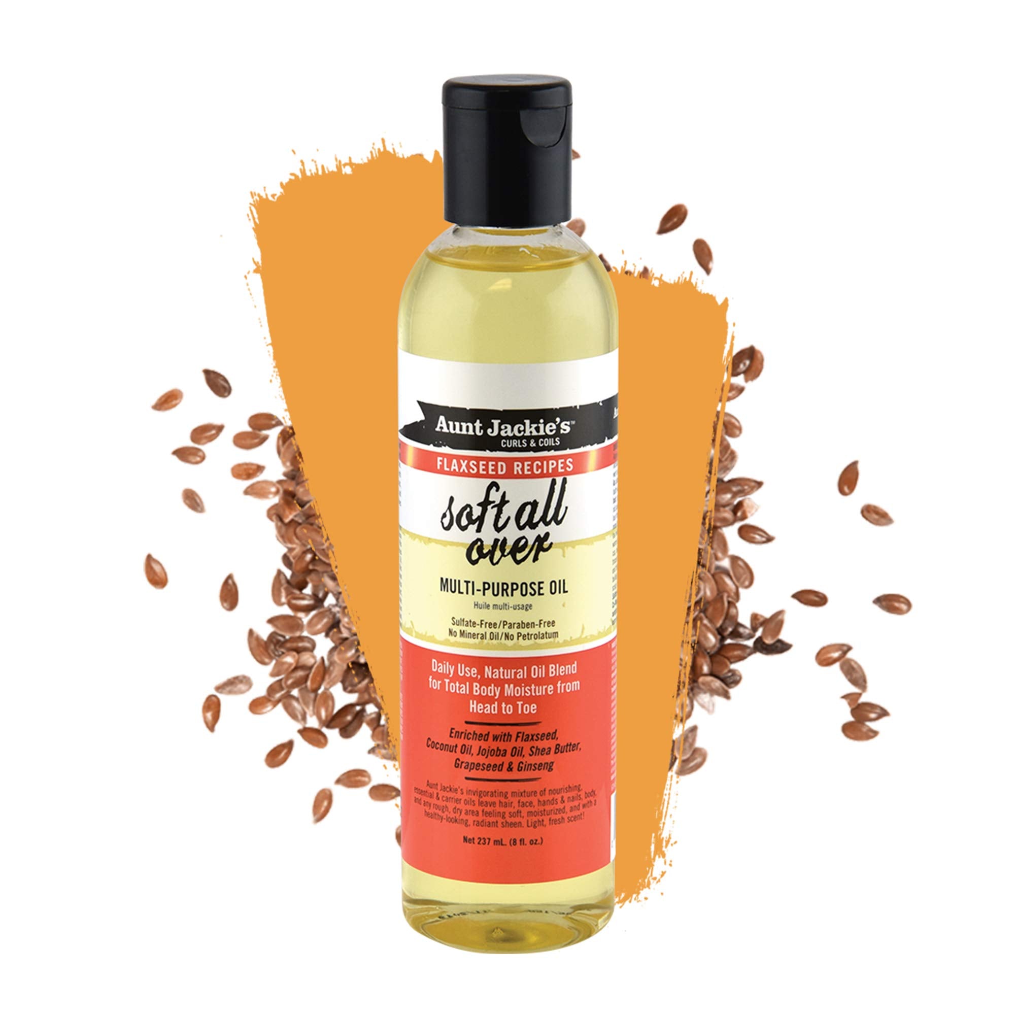 Aunt Jackie's aceite suave para cabello y piel con brillo
