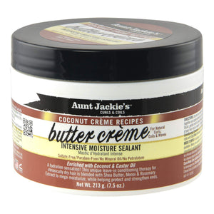 Aunt Jackie's Coconut Crème Butter Crème, botella lista para hidratación diaria