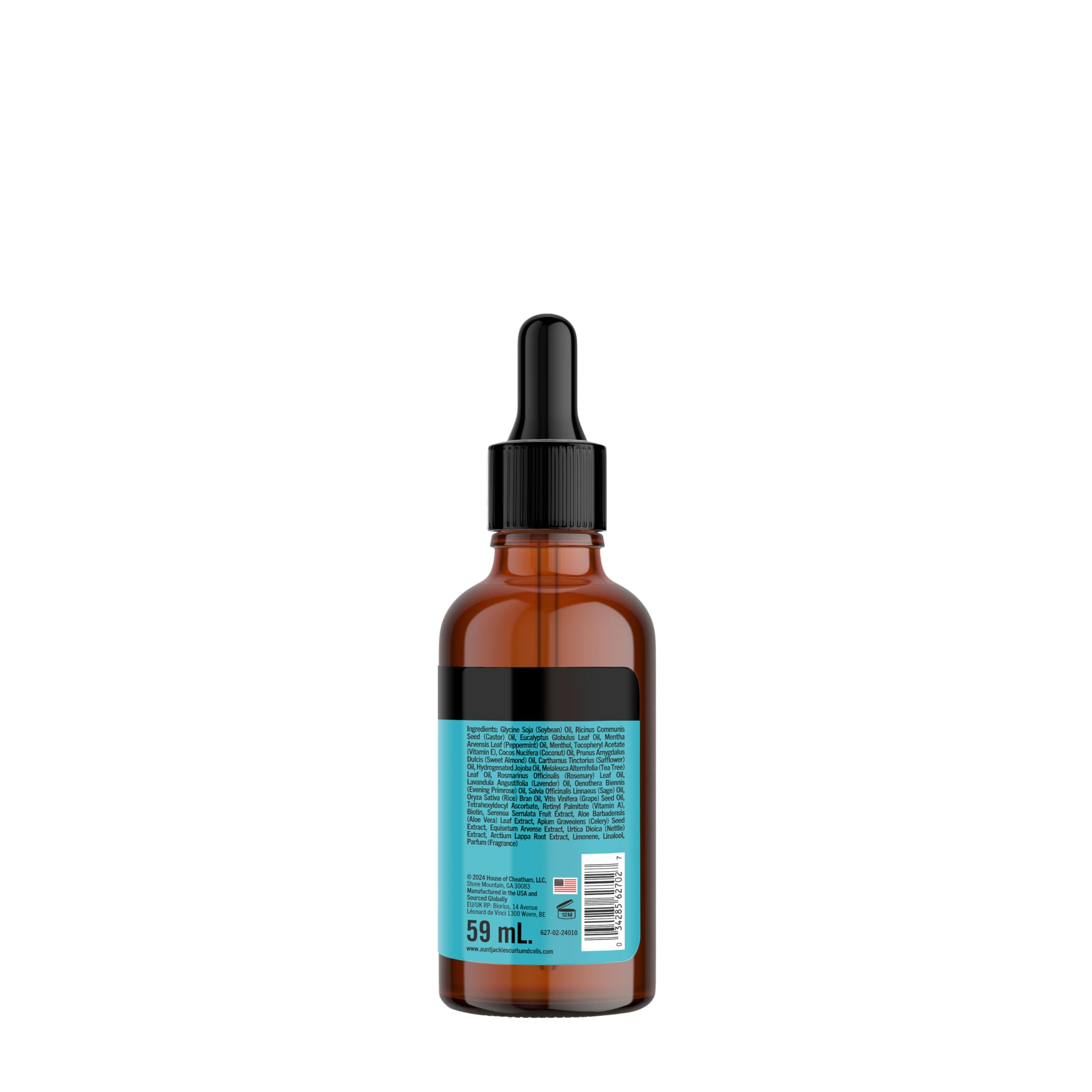 Textura ligera y fragancia natural en Elixir Essentials de Aunt Jackie's