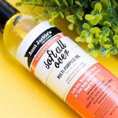 Aunt Jackie's ingredientes linaza, coco y jojoba para nutrición capilar