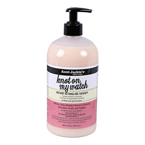 Aunt Jackie's Knot On My Watch, bomba de 24 oz, desenreda rizos naturales con suavidad.