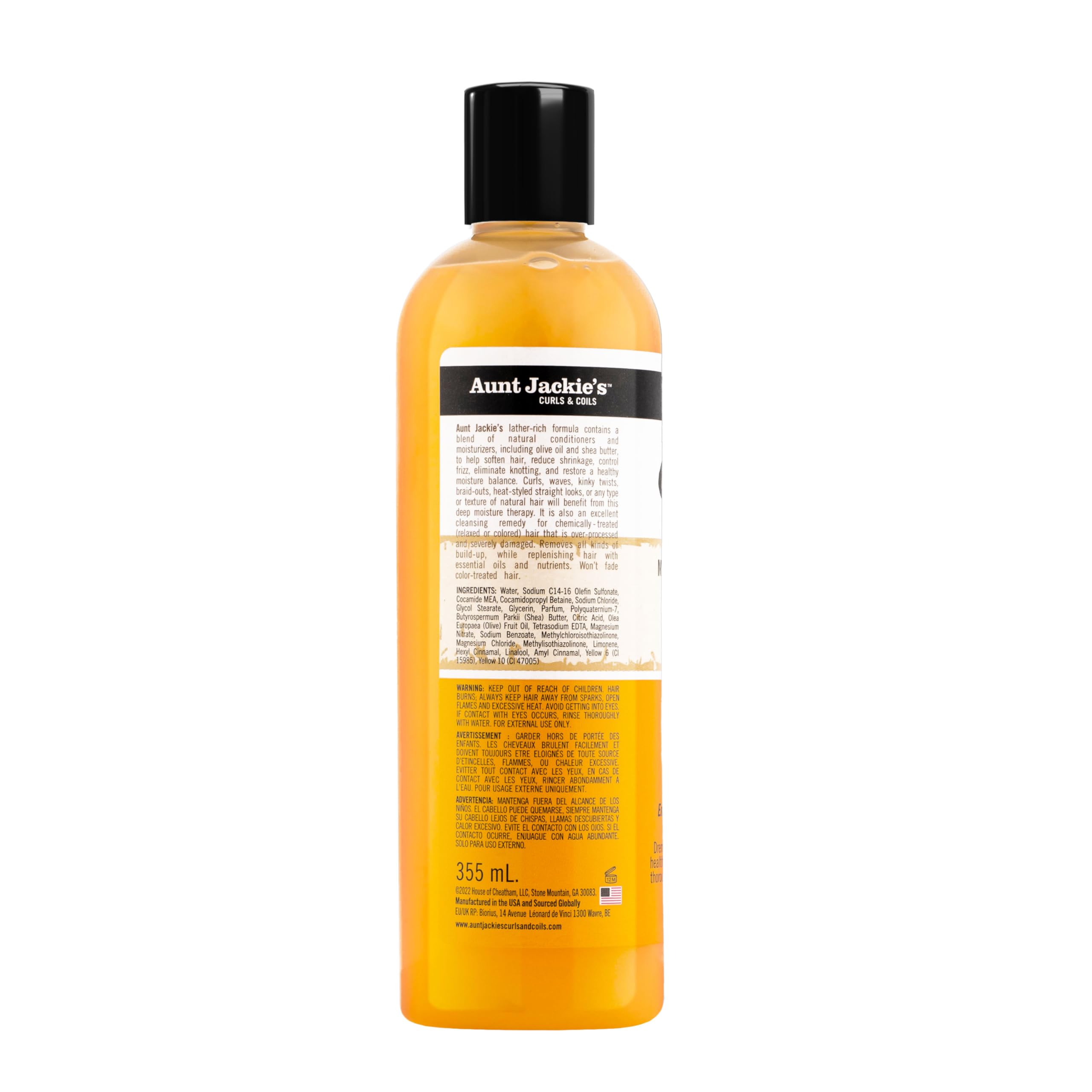 Aunt Jackie's Oh So Clean: acabado suave y brillo natural en rizos y ondas.