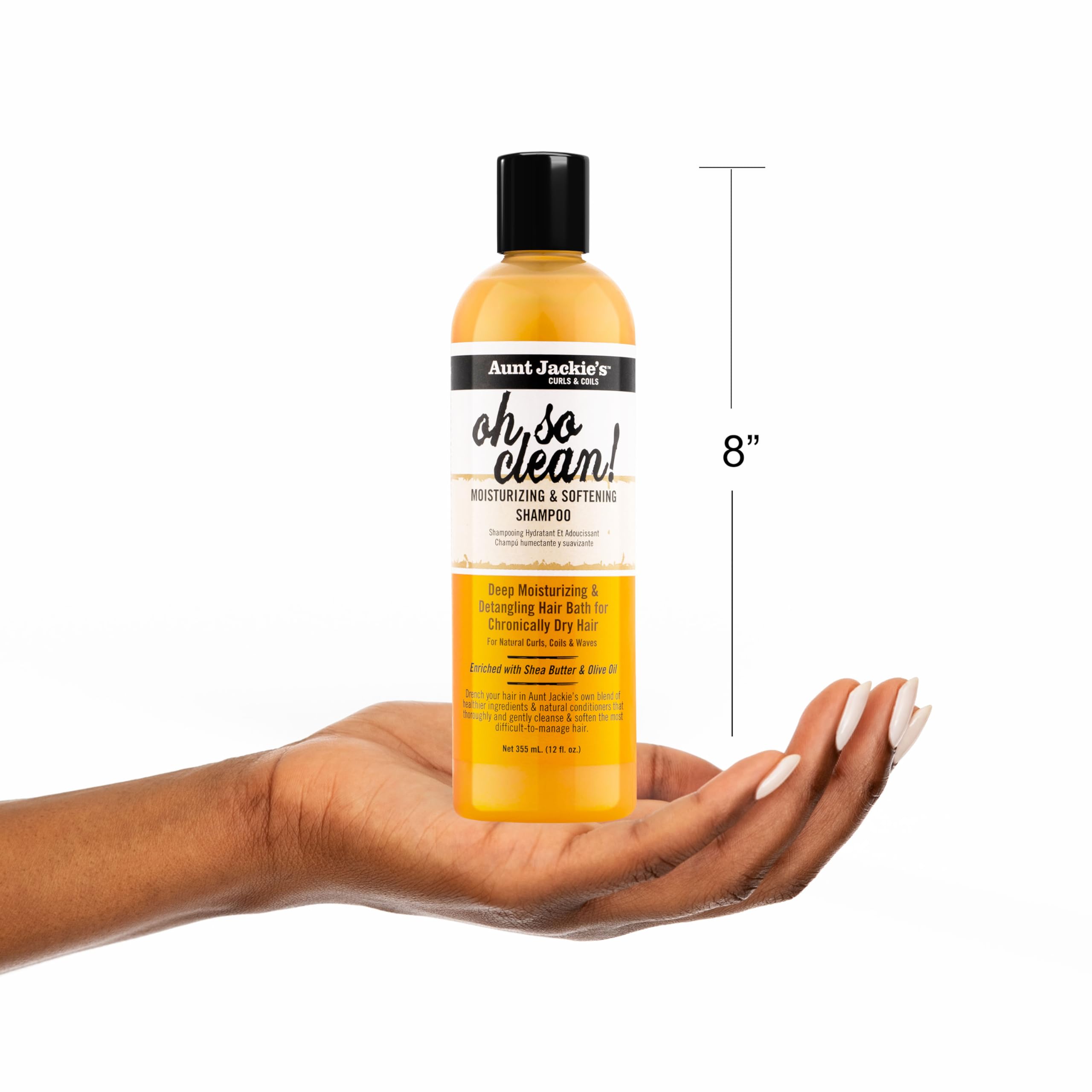 Aunt Jackie's Oh So Clean: enjuague que deja el cabello suave y flexible.