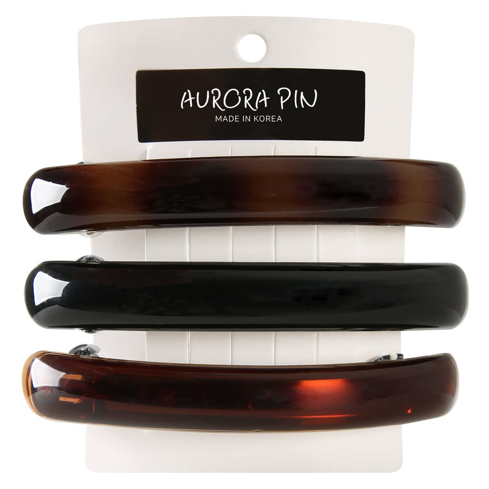 Aurora Pin clip de pelo tortuga marrón claro para peinados rápidos y duraderos
