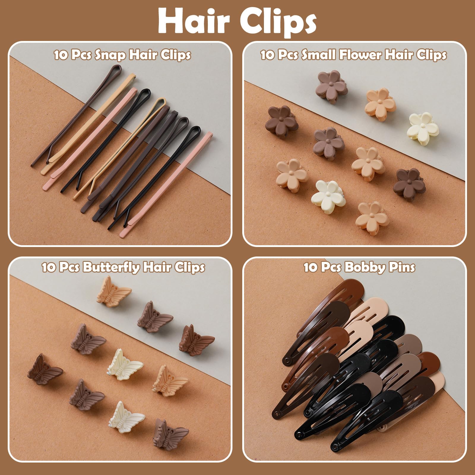 Auroray clips mariposa para cabello, añade un toque divertido y seguro.