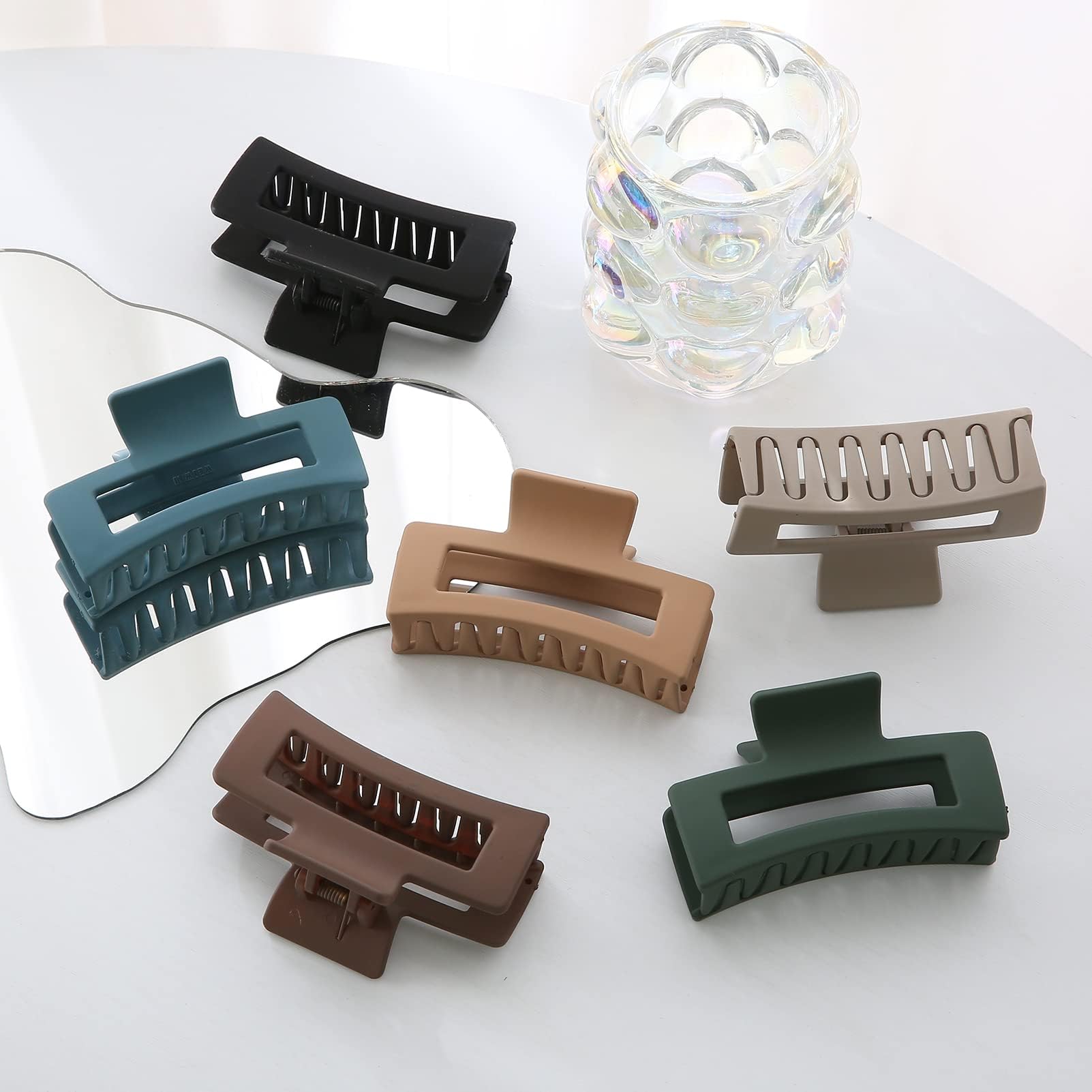 Pinzas Auseibeely para cabello grueso, sujeción duradera y cómodo uso.