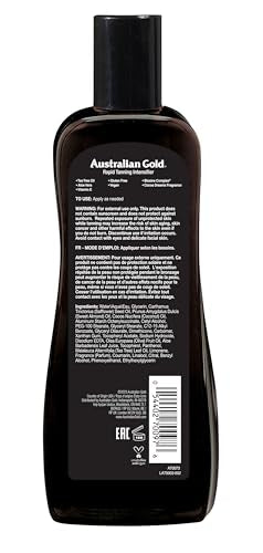 Australian Gold biosine complex prepara la piel para color intenso y uniforme.