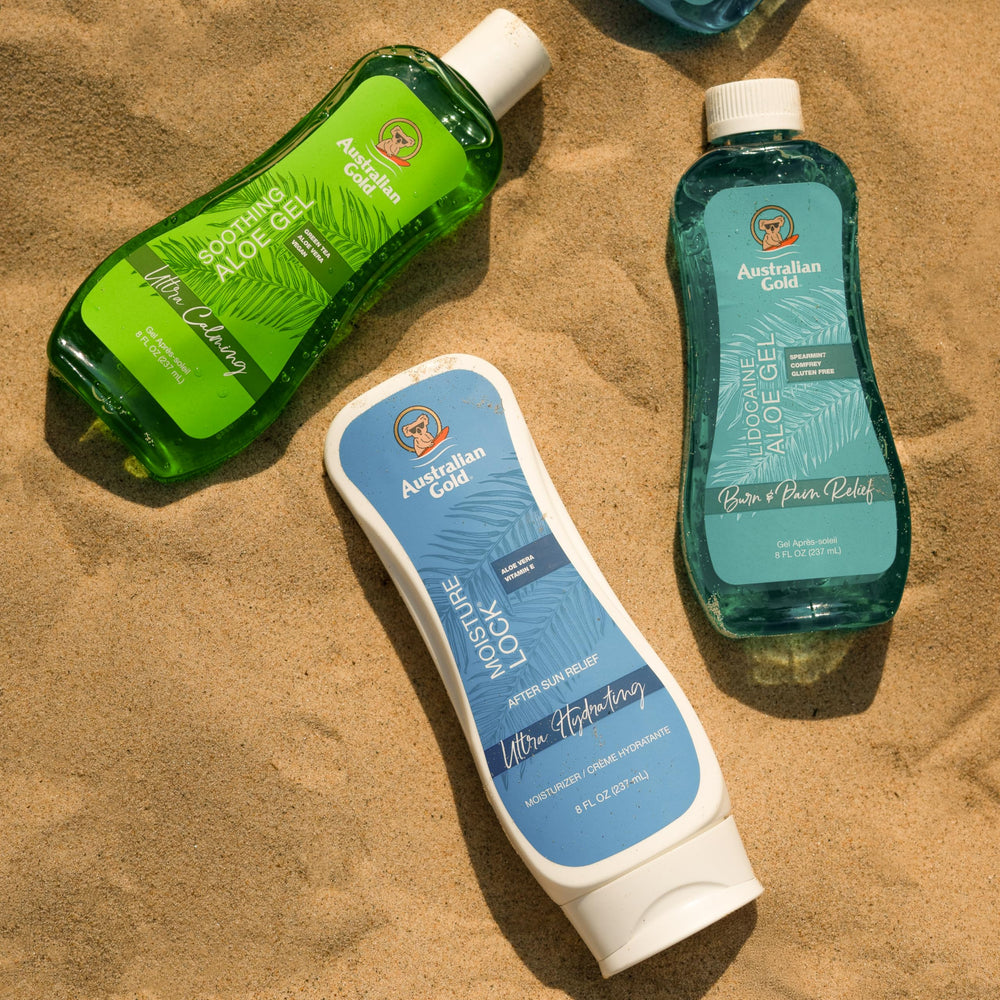 Piel hidratada y tono bronceado duradero con Australian Gold.