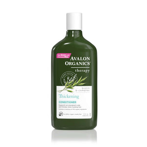 Avalon Organics Biotin B-Complex acondicionador en botella para mayor cuerpo capilar