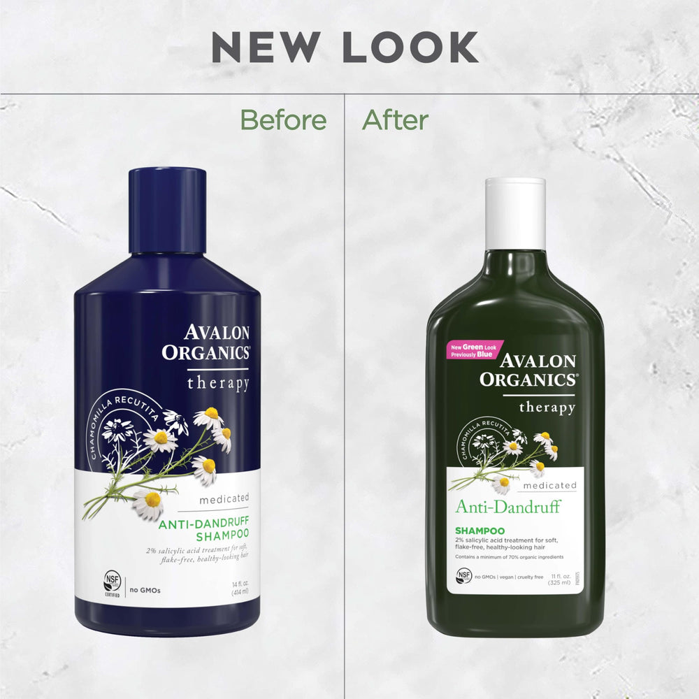 Avalon Organics Champú deja el cabello suave y sin caspa tras cada uso.