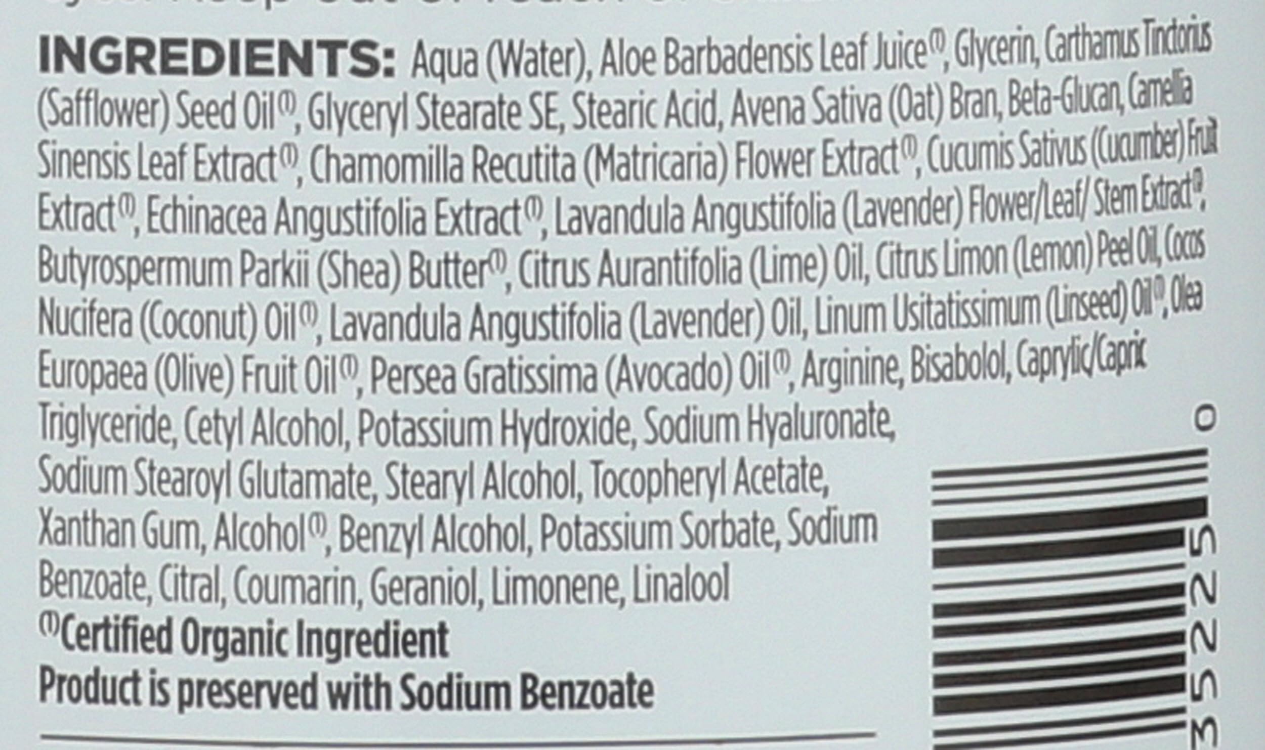 Avalon Organics, ingredientes orgánicos y botánicos para la piel.