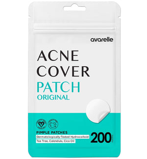 AVARELLE parche de acné translúcido cubre imperfecciones discretamente para uso diario