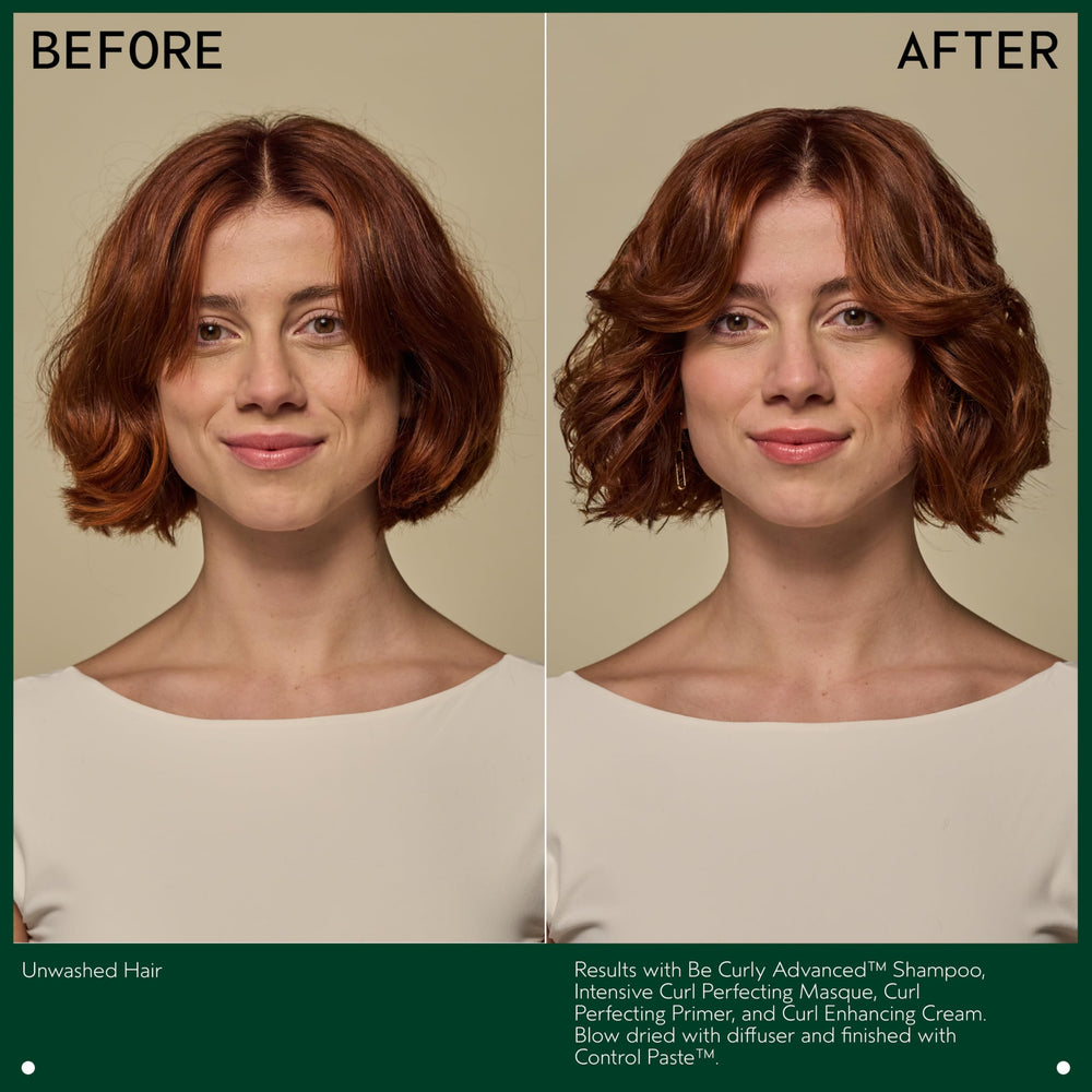 Rizos mas definidos tras usar Be Curly Advanced.