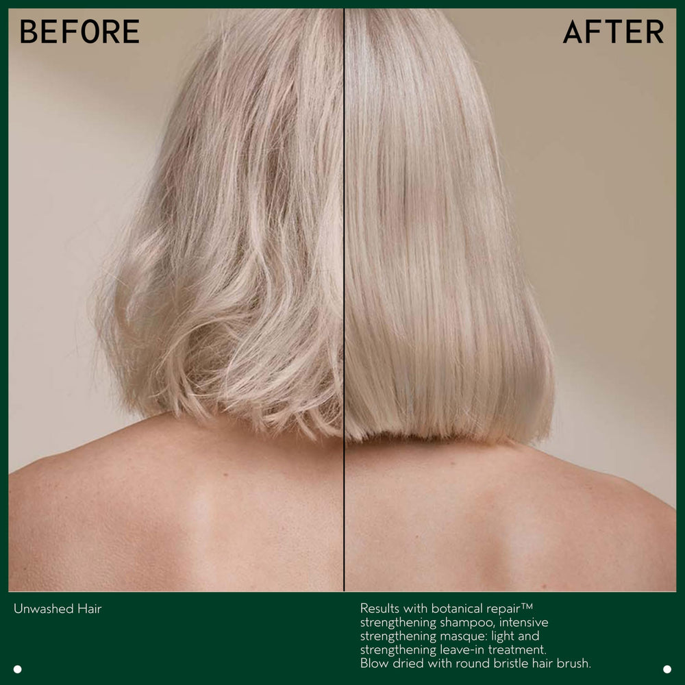 Detalle del proceso de desenredo con Aveda Botanical Repair Masque Light.