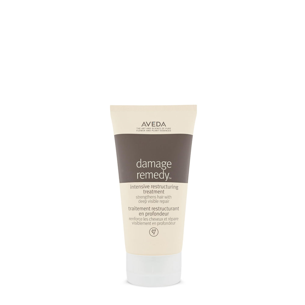 Aveda Damage Remedy, botella-frente: reparación profunda del cabello.