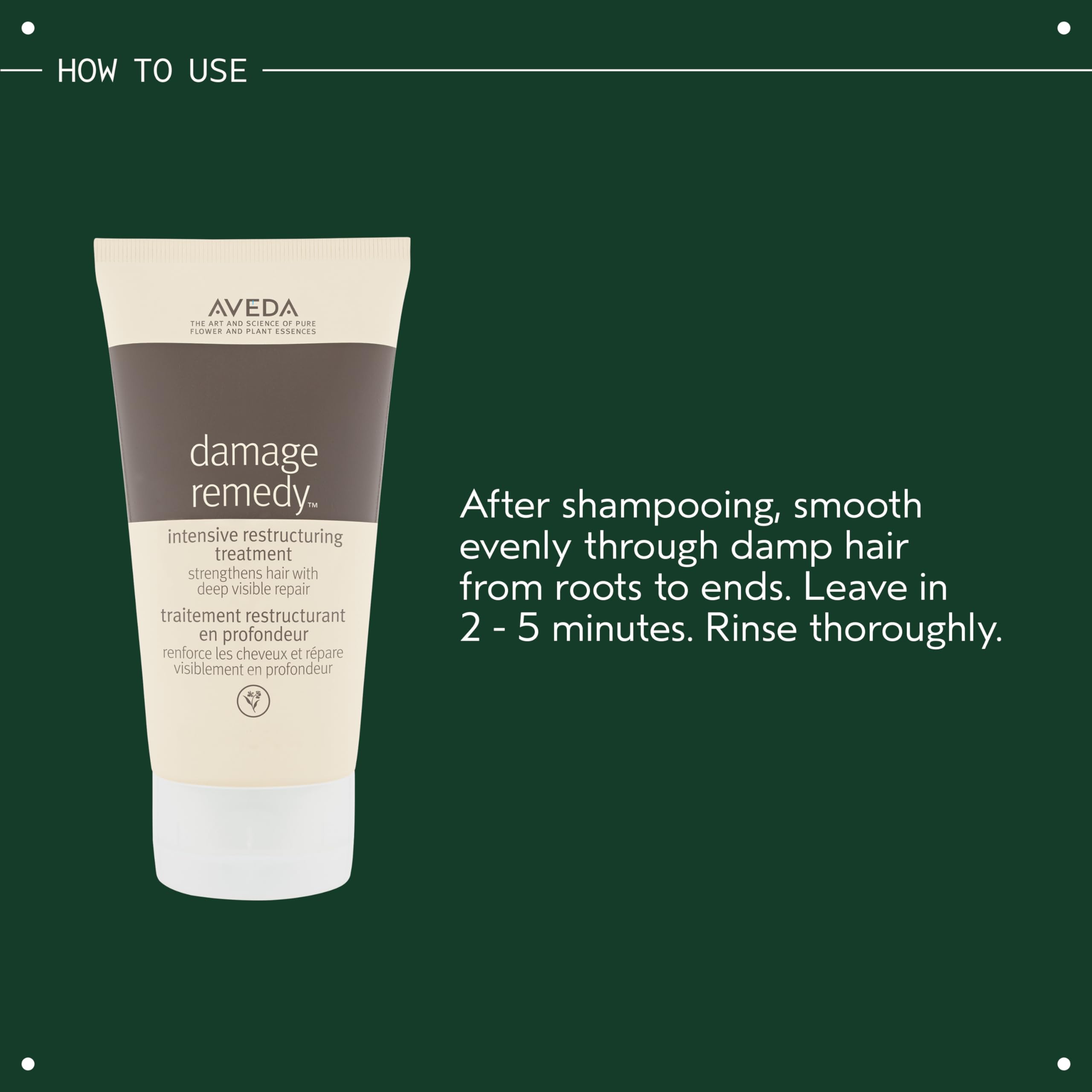Aveda Damage Remedy, textura-cremosa: experiencia de tratamiento profundo.
