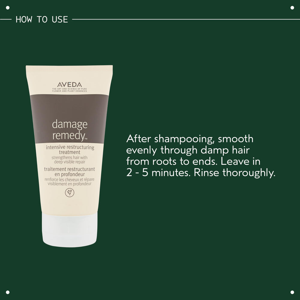 Aveda Damage Remedy, textura-cremosa: experiencia de tratamiento profundo.