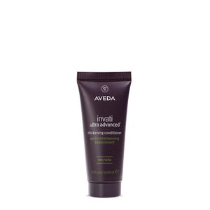 Aveda Invati Ultra Advanced Engrosante en botella, cuidado diario para cabello medio a grueso.