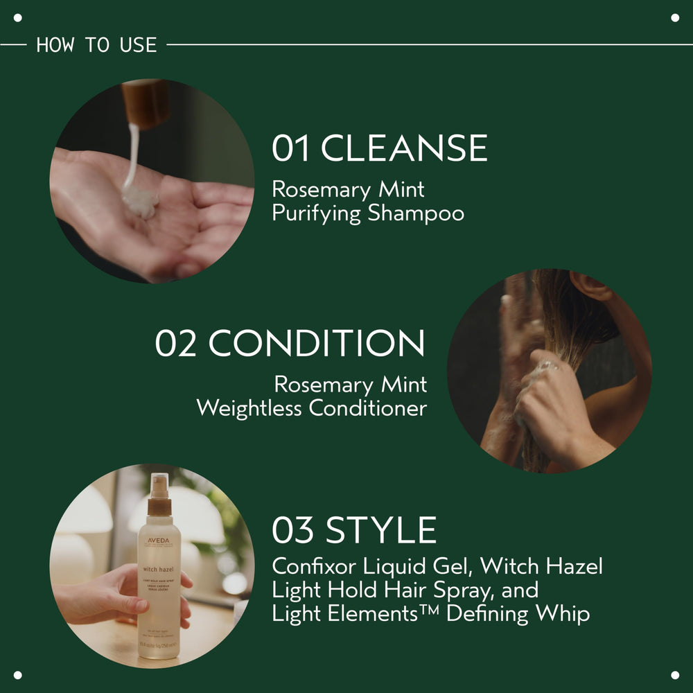 Aveda Rosemary Mint Weightless Conditioner aroma energizante para empezar el día