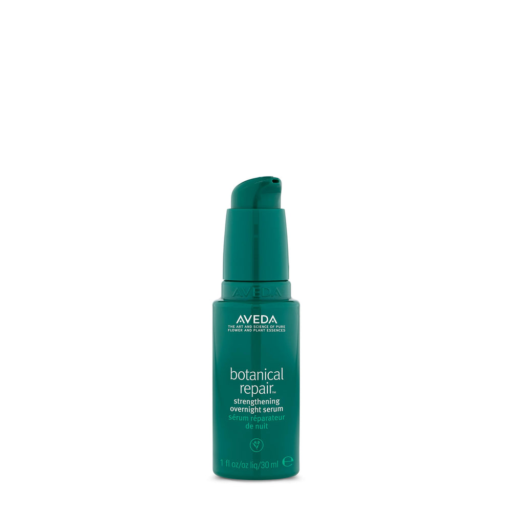 Aveda Serum Reparacion Botanica Noche: botella lista para uso nocturno.