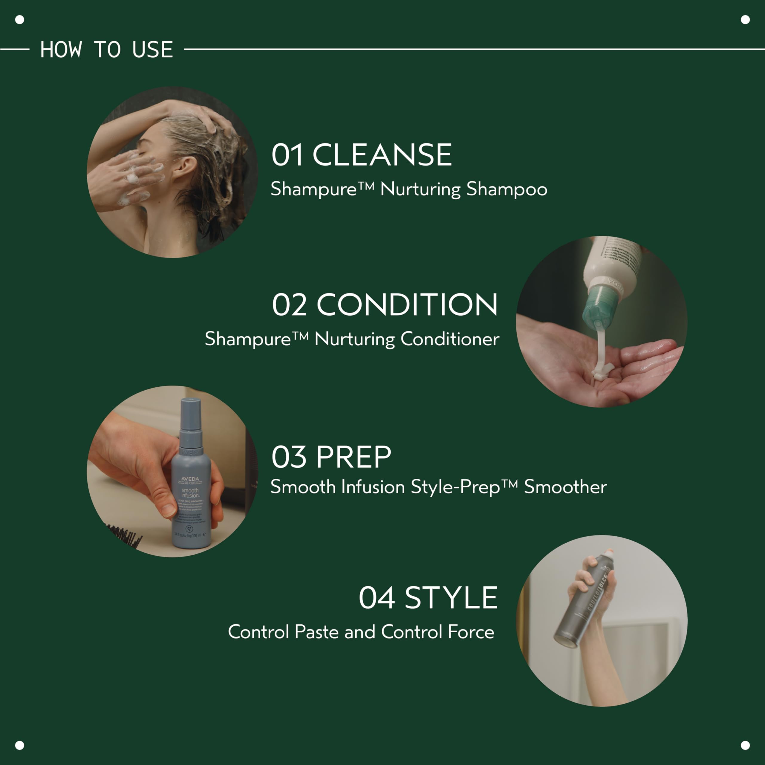 Aveda Shampure sin siliconas, fórmula limpia y suave