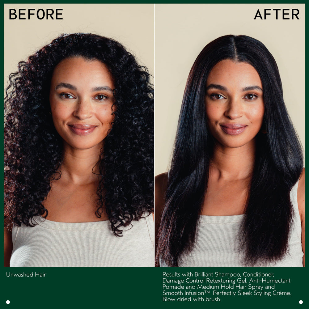 Aveda Smooth Infusion Perfectamente Liso – secado con secador para acabado liso y definido