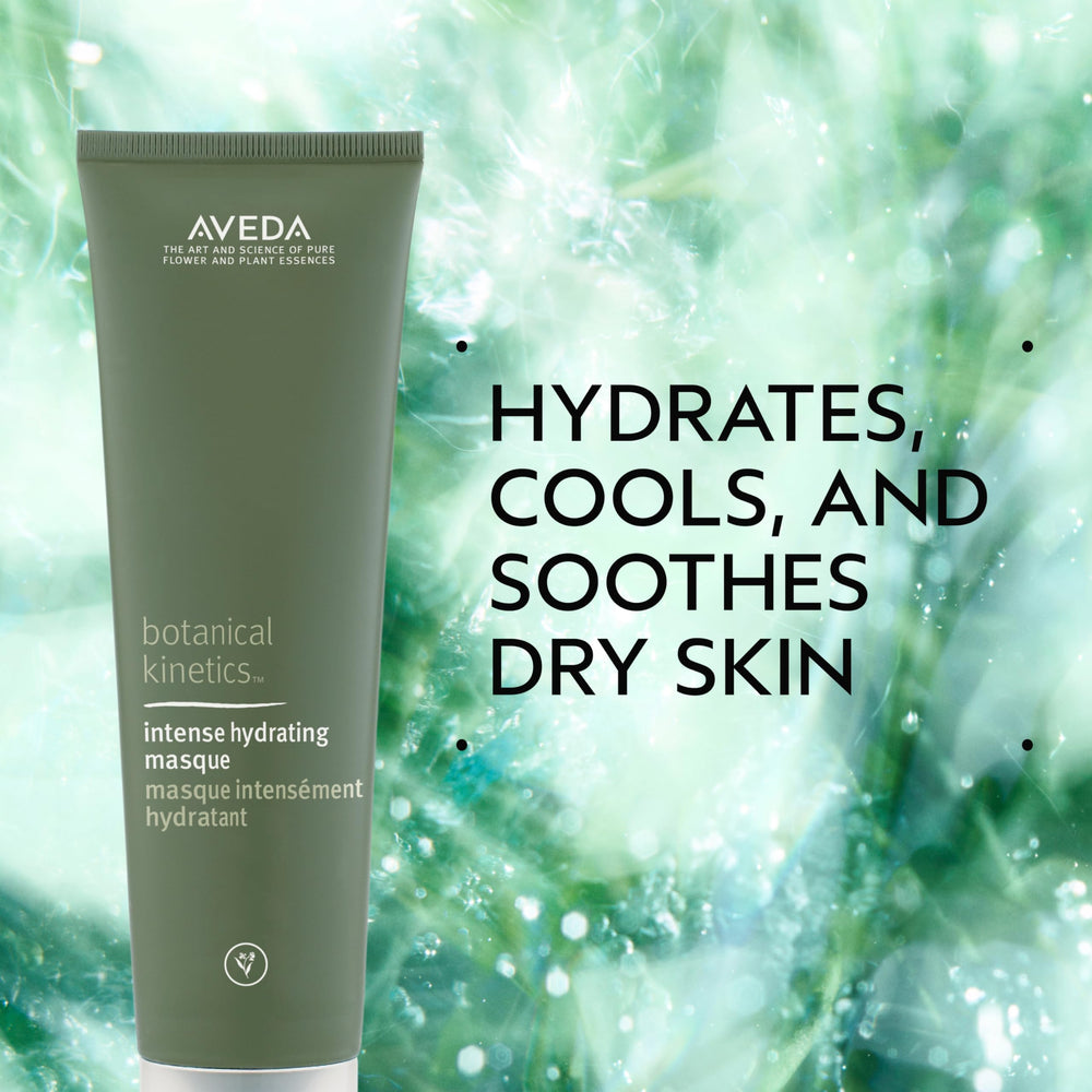 Aveda mascarilla, textura cremosa para rostro, confort inmediato.