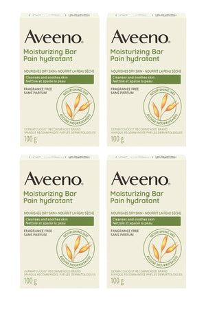 Aveeno Barra Hidratante: limpieza facial suave para piel seca.