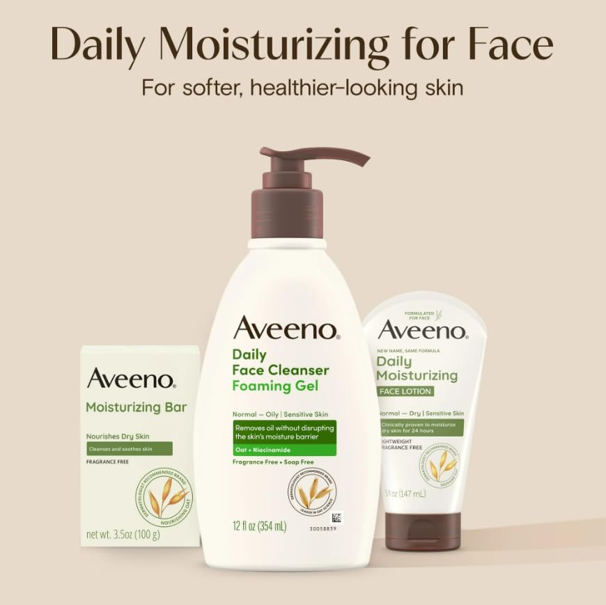 Aveeno Barra Uso Diario: cuidado confiable para piel sensible.