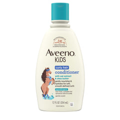Aveeno Kids acondicionador para cabello rizado, bote visible, hidrata rizos