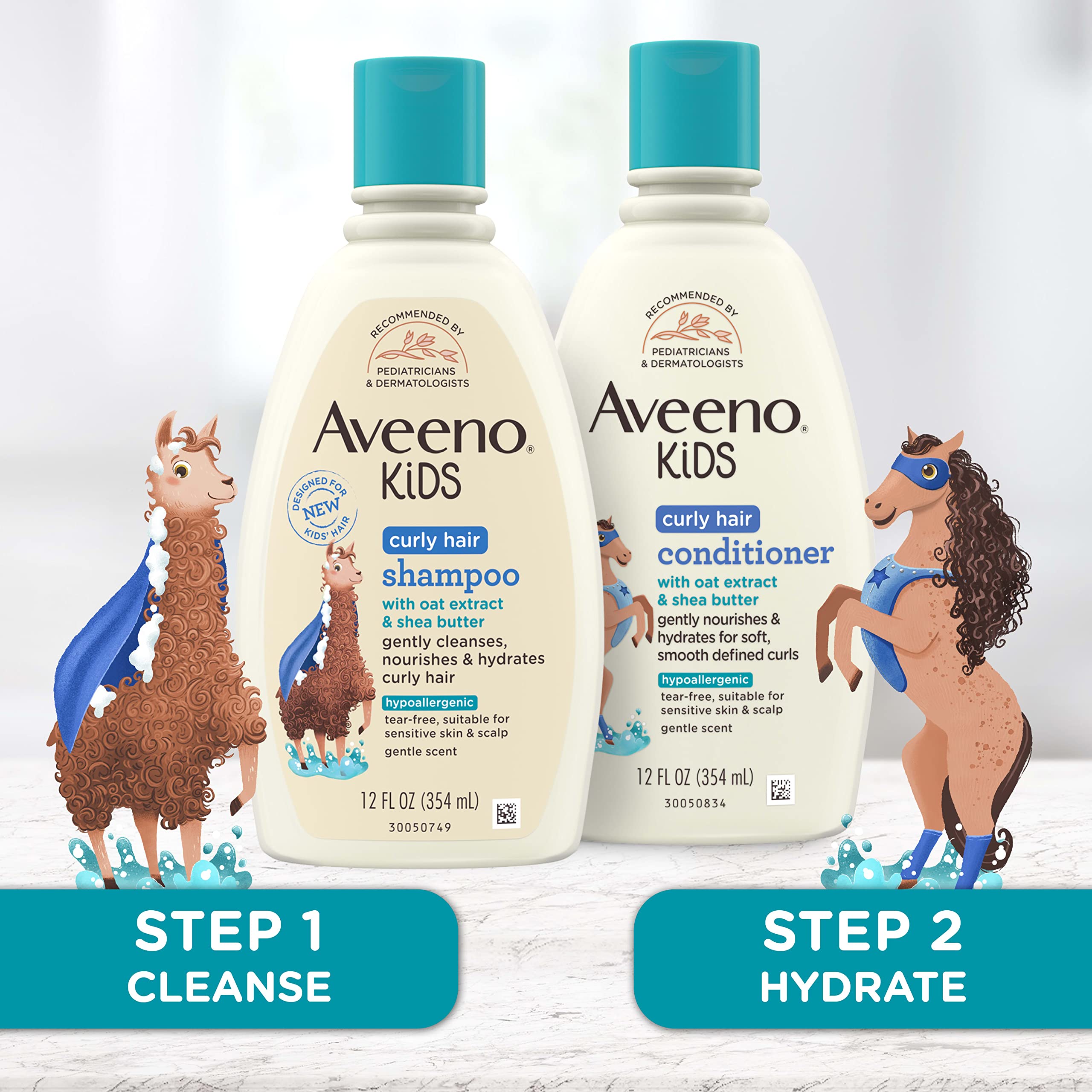 Aveeno Kids acondicionador crema, textura cremosita para aplicar fácilmente